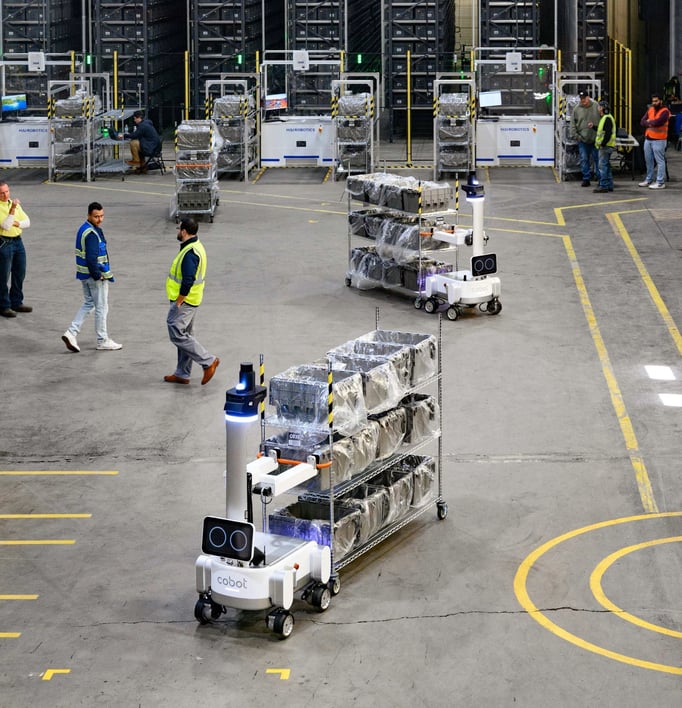 Cobot robots at Owens and Minor